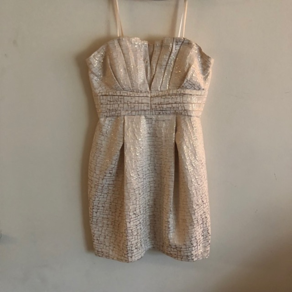 Cocktail Dress with Gold Detail